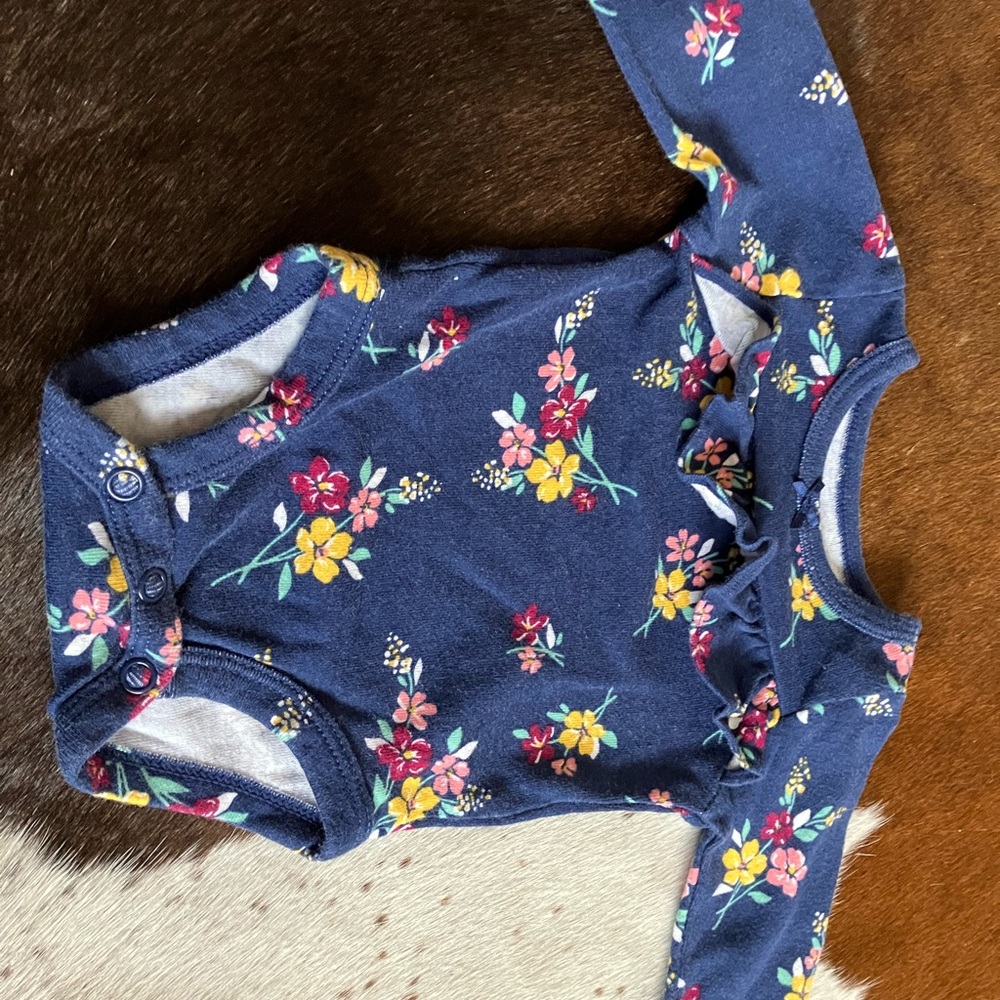 Carter's Blue Floral One Piece